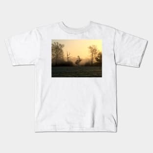 Misty Silhouettes Kids T-Shirt